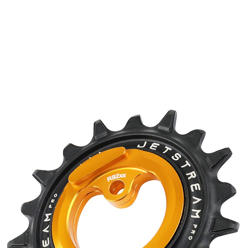 Galet dérailleur Tripeak 12-18 dents céramique 12x2V Shimano Dura-Ace R9200 Or (jeu de 2) - vue 2