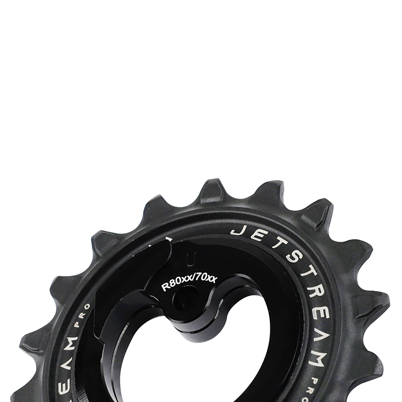 Galet dérailleur Tripeak 12-18 dents céramique 11x2V Shimano Ultegra R8000GS - 105 R7000GS noir (jeu de 2) - vue 2