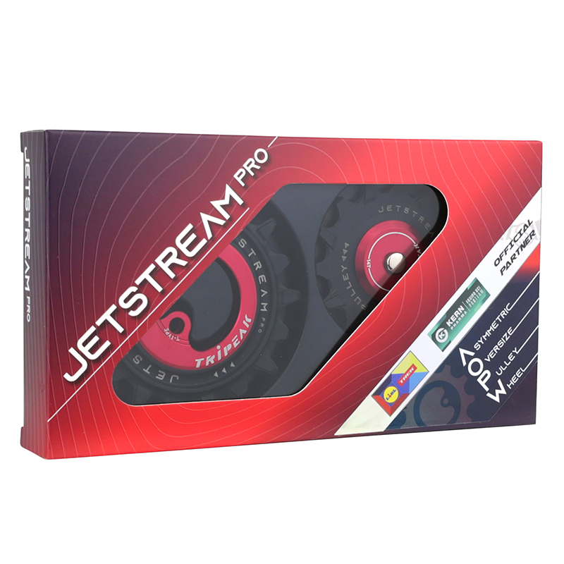 Galets de dérailleur arrière Tripeak 14-18 dents céramique 12x1V SRAM T type rouge (jeu de 2) - vue 4