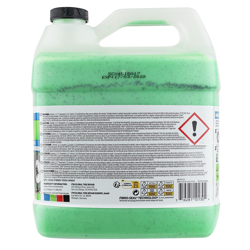 Liquide anti-crevaison préventif pour pneu tubeless Slime 3,8 L avec pompe doseuse - vue 3