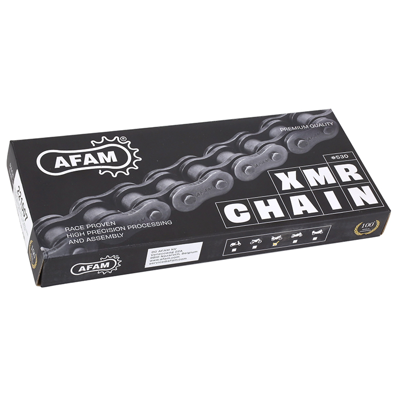 Chaîne moto AFAM 530 118 maillons XS-Ring renforcée acier A530XMR3 118L - vue 2