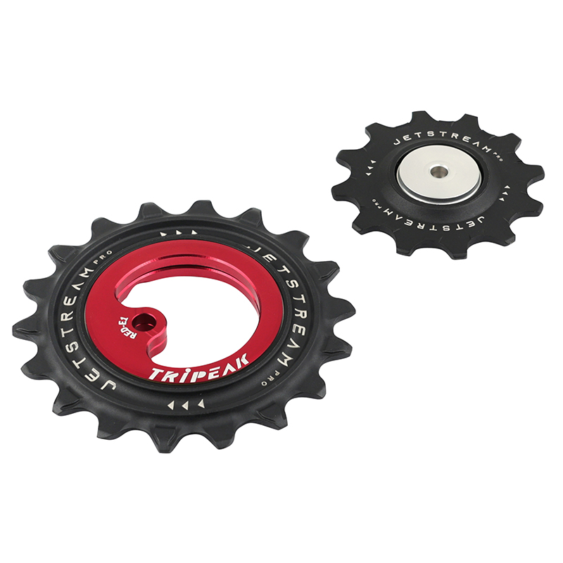 Galet derailleur aopw Tripeak 12-18 dents ceramique 12X2V. sram axs red E1-FORCE E1 rouge +2024 (jeu de 2) (garantie 4 ans) - vue 3
