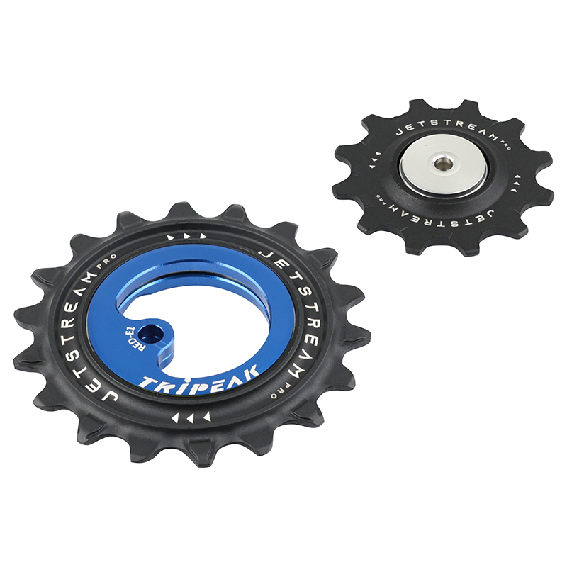 Galet dérailleur Tripeak céramique 12-18 dents 12x2V SRAM AXS Red E1-Force E1 bleu foncé 2024 (jeu de 2) - vue 3