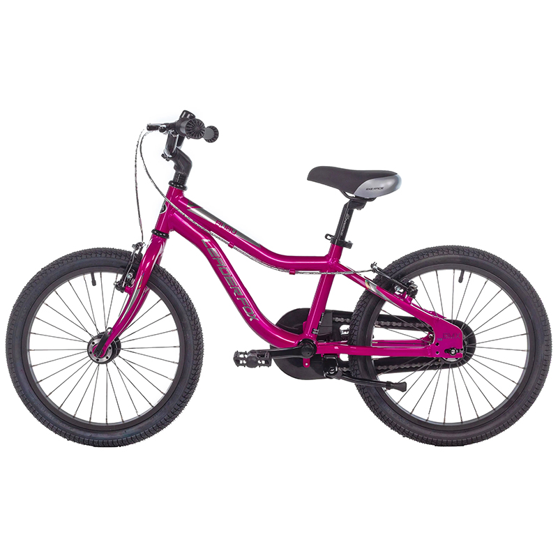 Vélo enfant 18 pouces Leader Fox Bubu 2025 rose monovitesse cadre alu freins V-Brake - vue 2