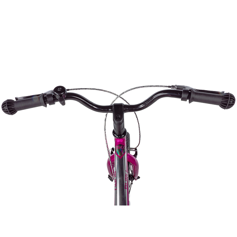 Vélo enfant 18 pouces Leader Fox Bubu 2025 rose monovitesse cadre alu freins V-Brake - vue 5