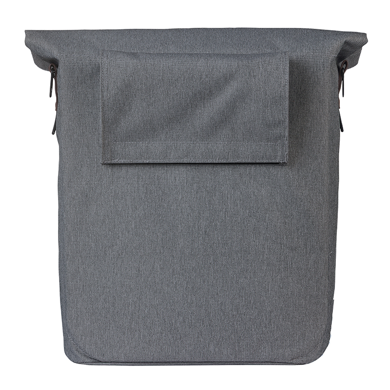 Sacoche arrière vélo latérale Basil City Shopper gris clair 14-16L - vue 5