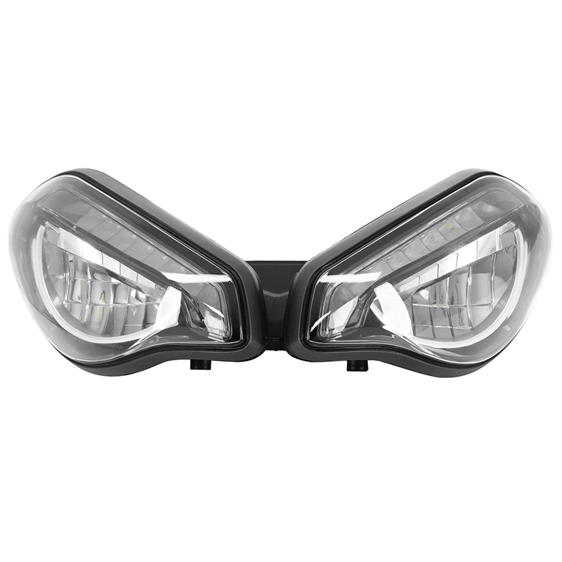 Phare-optique moto adaptable triumph 660 street triple 2020+2022, 765 street triple 2020+2022 (leds) (OEM: T2701141) (homologue ce) -P2R - vue 2