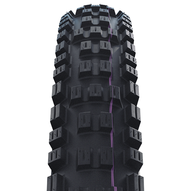 Pneu VTT Schwalbe Eddy Current Front Addix Super Trail 29 x 2.60 Tubeless Ready TS Homologué VAE E50 - vue 2