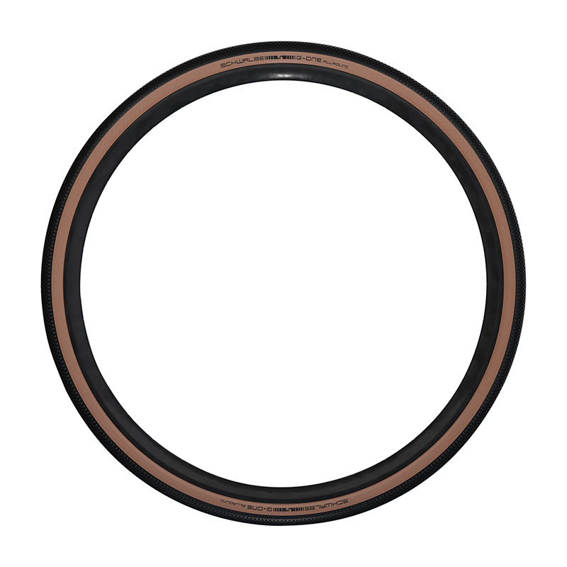 Pneu gravel Schwalbe G-One Allround 700 x 40 noir flanc bronze Tubeless Ready TS - vue 2
