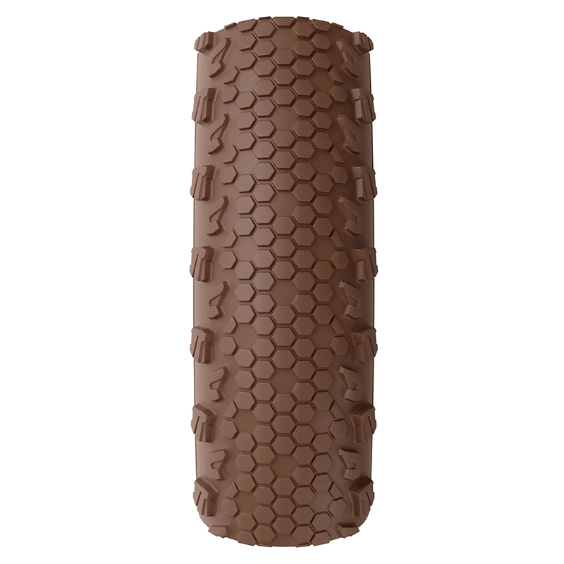 Pneu gravel Vittoria Terreno T30 Fine Loose Race 700 x 45 tubeless ready marron foncé - vue 3