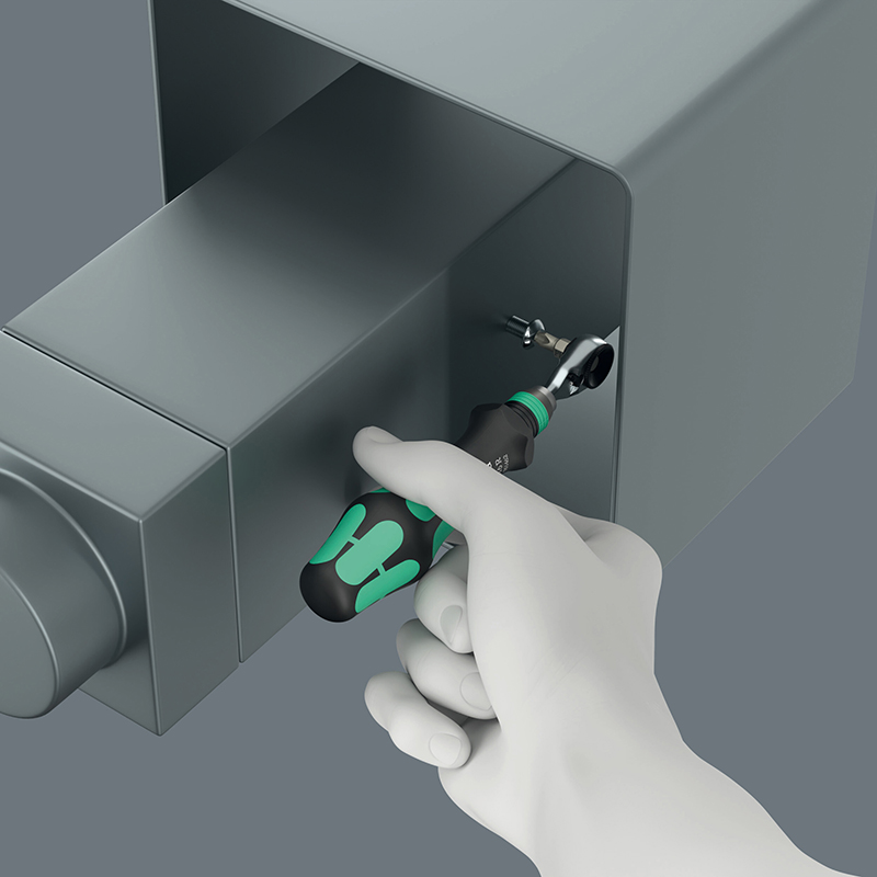 Porte-embout universel WERA 8011 Zyklop 1/4 mini cliquet - vue 8