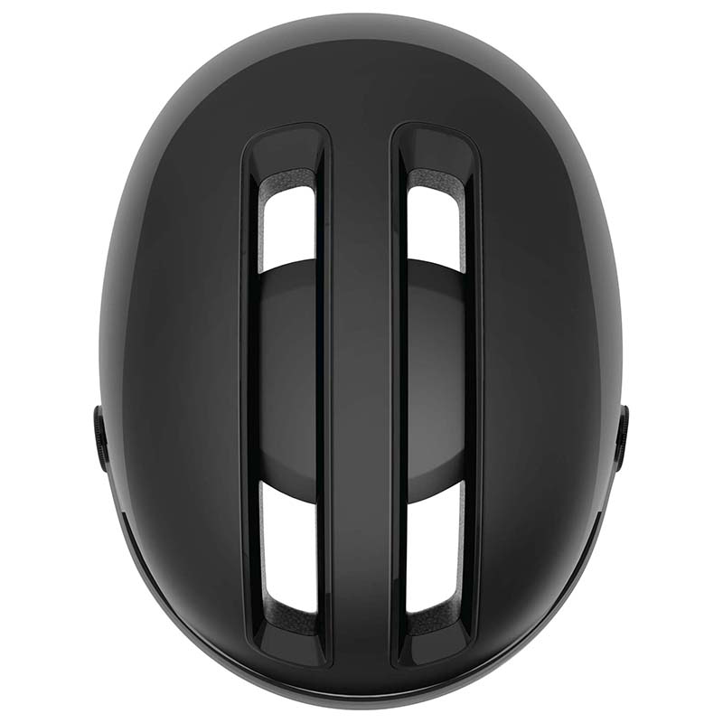 Casque vélo adulte Abus HUD-Y Ace velours noir éclairage intégré taille M (54-58 cm) - vue 4