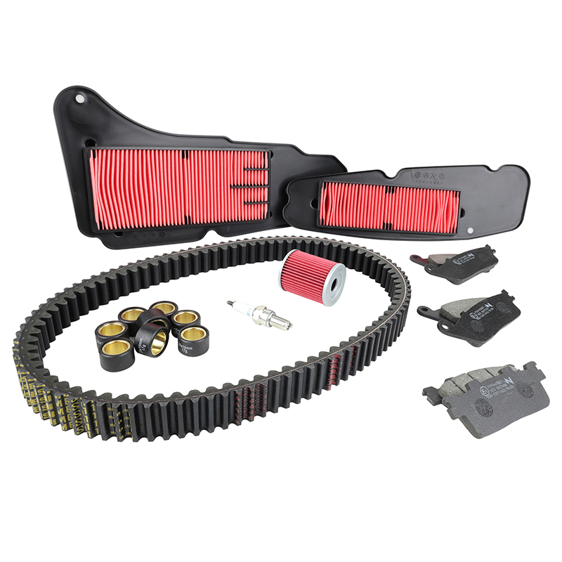 Kit entretien maxiscooter Yamaha 400 XMAX 2013-2016 plaquettes organiques 9 pièces Sélection P2R Premium