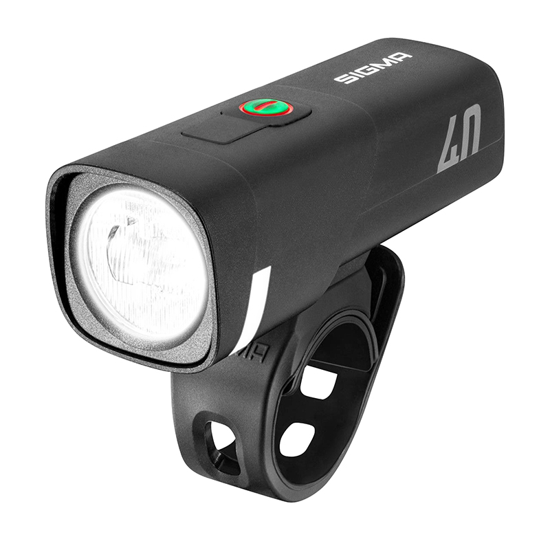 Éclairage vélo USB avant Sigma Aura 40 lux noir homologué - vue 2