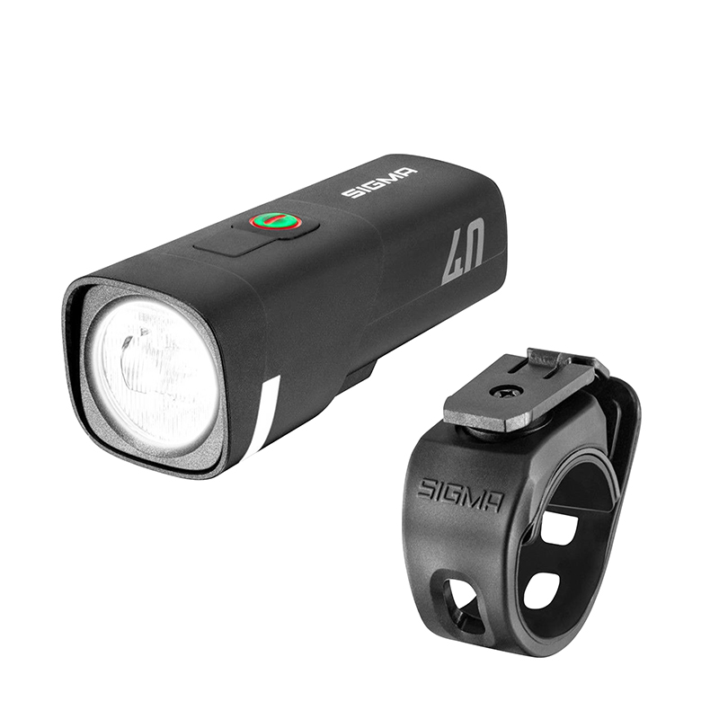 Éclairage vélo USB avant Sigma Aura 40 lux noir homologué - vue 3