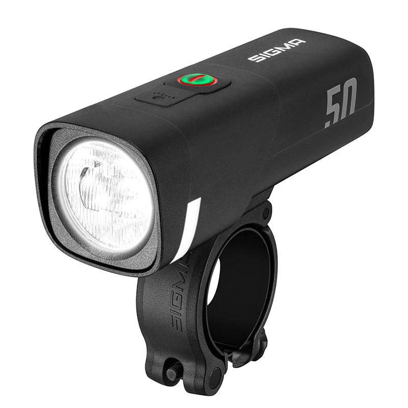 Sigma Aura 50 - Eclairage vélo USB avant 50 lux noir homologué - vue 2