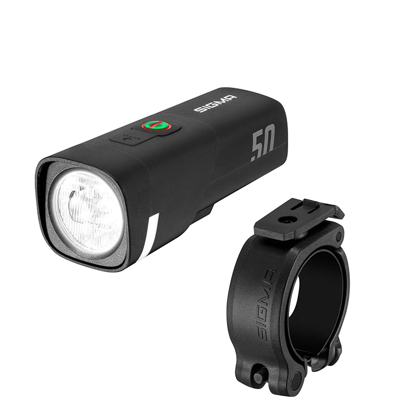 Sigma Aura 50 - Eclairage vélo USB avant 50 lux noir homologué - vue 3