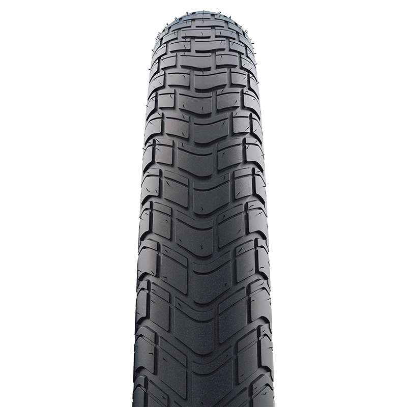 Pneu VTT urbain VAE 29 x 2.00 Schwalbe Big Apple TR noir (50-622) renfort Race Guard flanc Reflex homologué VAE E50 - vue 2