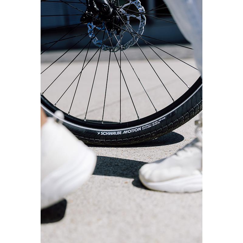 Pneu VTT urbain VAE 29 x 2.00 Schwalbe Big Apple TR noir (50-622) renfort Race Guard flanc Reflex homologué VAE E50 - vue 4
