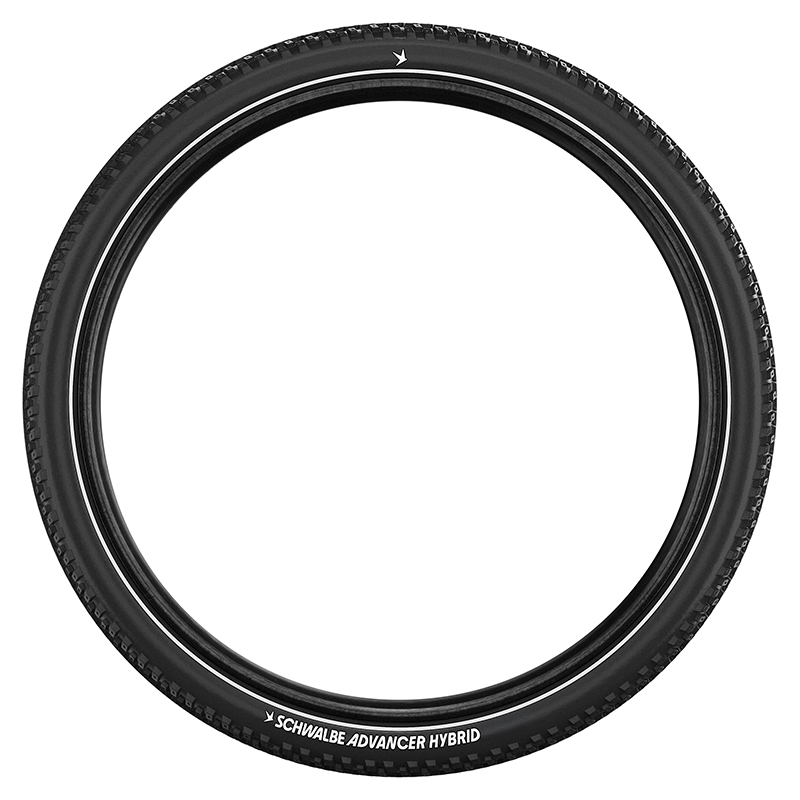 Pneu VTT Schwalbe Advancer Hybrid 27,5 x 2,35 TR noir Puncture-Guard Reflex - vue 2