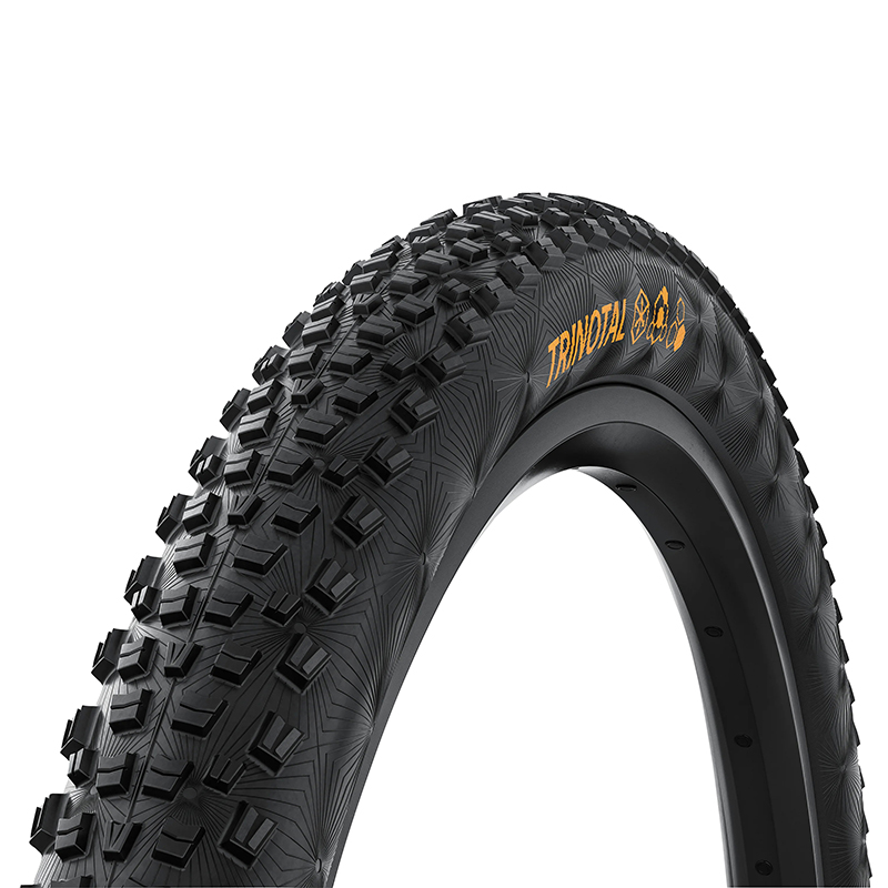 Pneu VTT 27.5 x 2.40 Continental Trinotal Trail Grip Noir Tubeless Ready TS