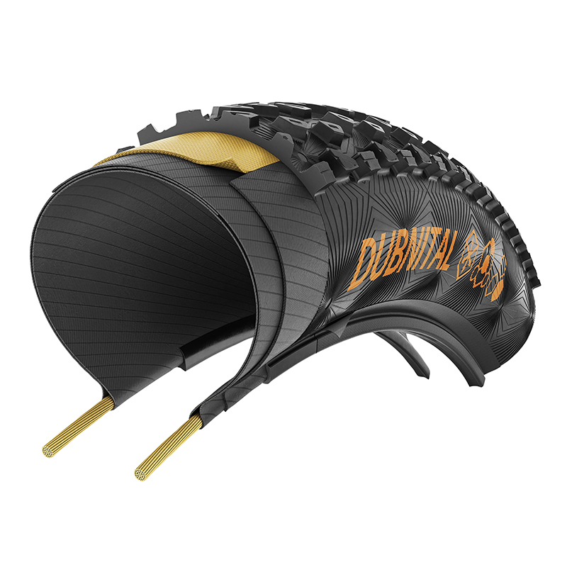 Pneu VTT 29 x 2.40 Continental Dubnital Trail Grip noir Tubeless Ready TS - vue 4