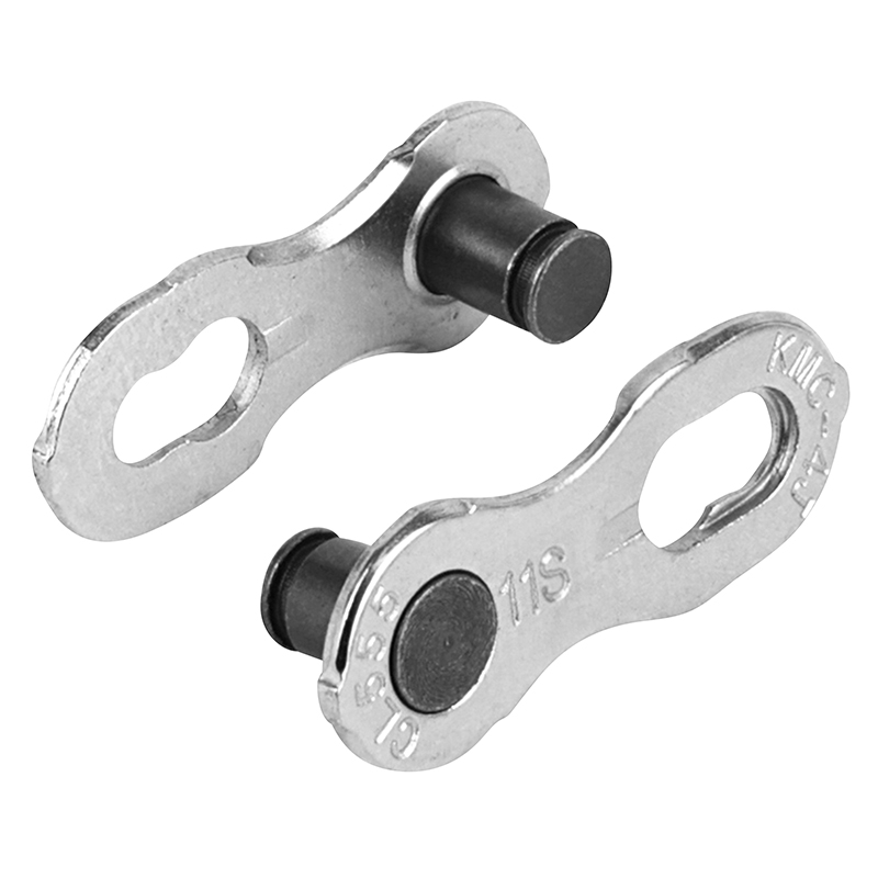 Chaîne vélo 11V route-VTT Newton KMC X11 argent-noir 136 maillons compatible Shimano-SRAM avec connecteur - vue 3