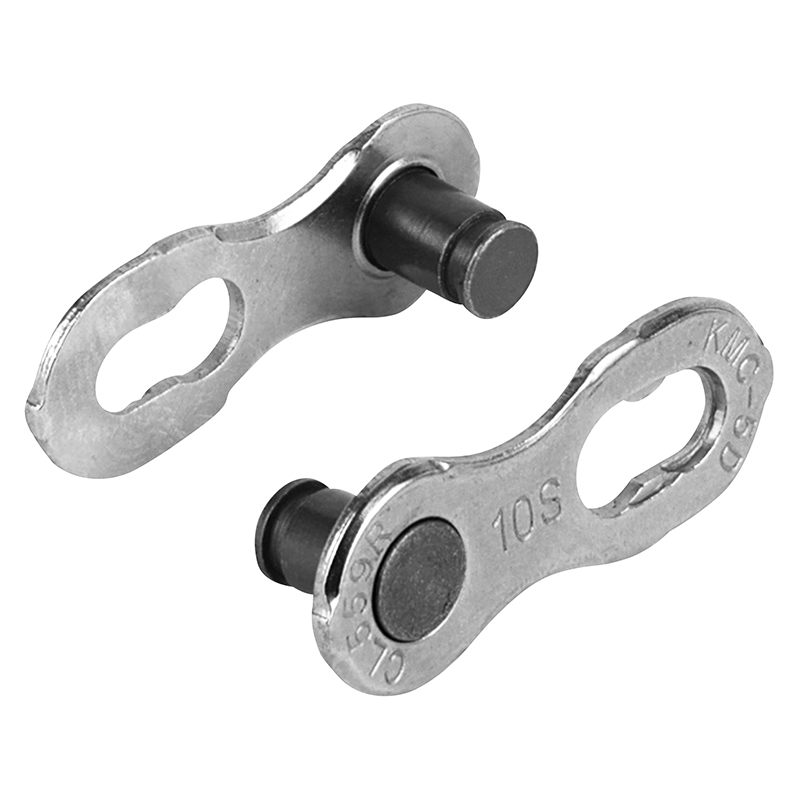 Chaîne vélo 10V route-VTT Newton KMC X10 argent-noir 136 maillons compatible Shimano-SRAM avec connecteur - vue 3
