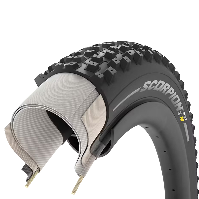Pneu VTT 29 x 2.20 Pirelli Scorpion Race XC M Noir Tubeless Ready TS (55-622) - vue 4