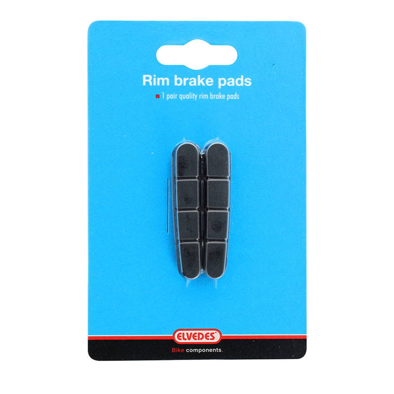 Patins de frein route Elvedes pour Shimano jante aluminium 55 mm noir (paire) - vue 2