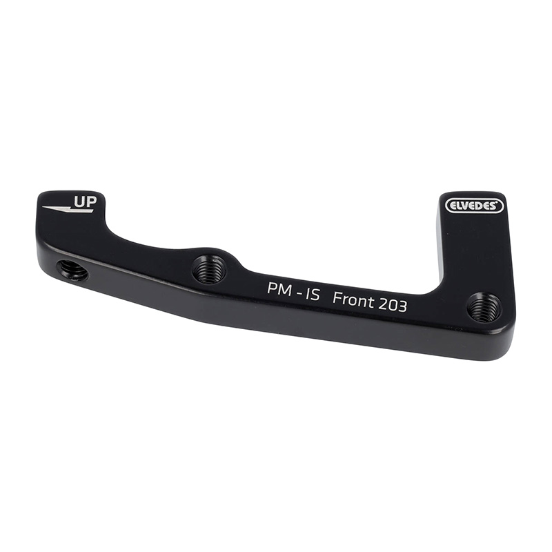 Adaptateur frein à disque VTT avant Elvedes 203 mm étrier post-mount sur fourche international - vue 2