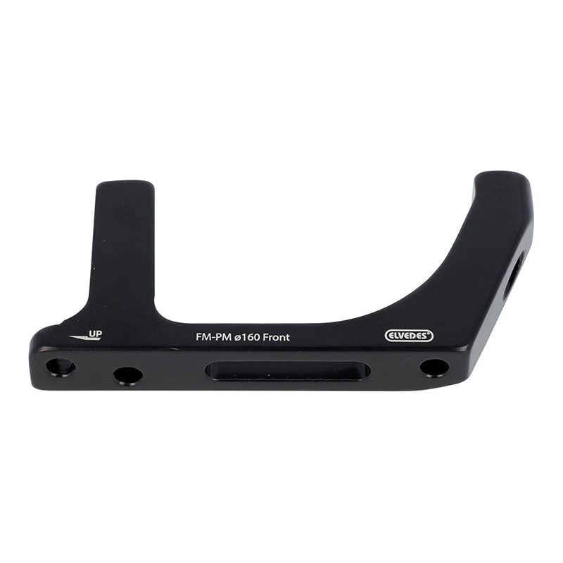 Adaptateur frein à disque route avant Elvedes 160 mm étrier post-mount sur cadre flatmount - vue 2