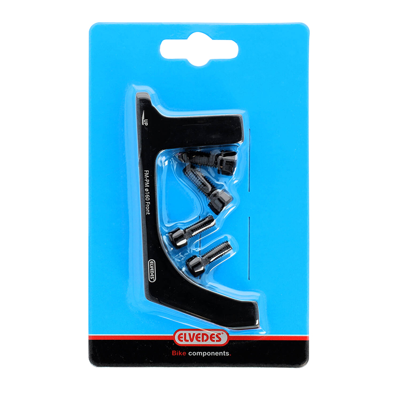 Adaptateur frein à disque route avant Elvedes 160 mm étrier post-mount sur cadre flatmount - vue 3
