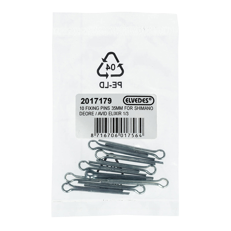 Goupille frein à disque 35 mm Elvedes pour Shimano Deore Avid Elixir 1-3 (lot de 10) - vue 2