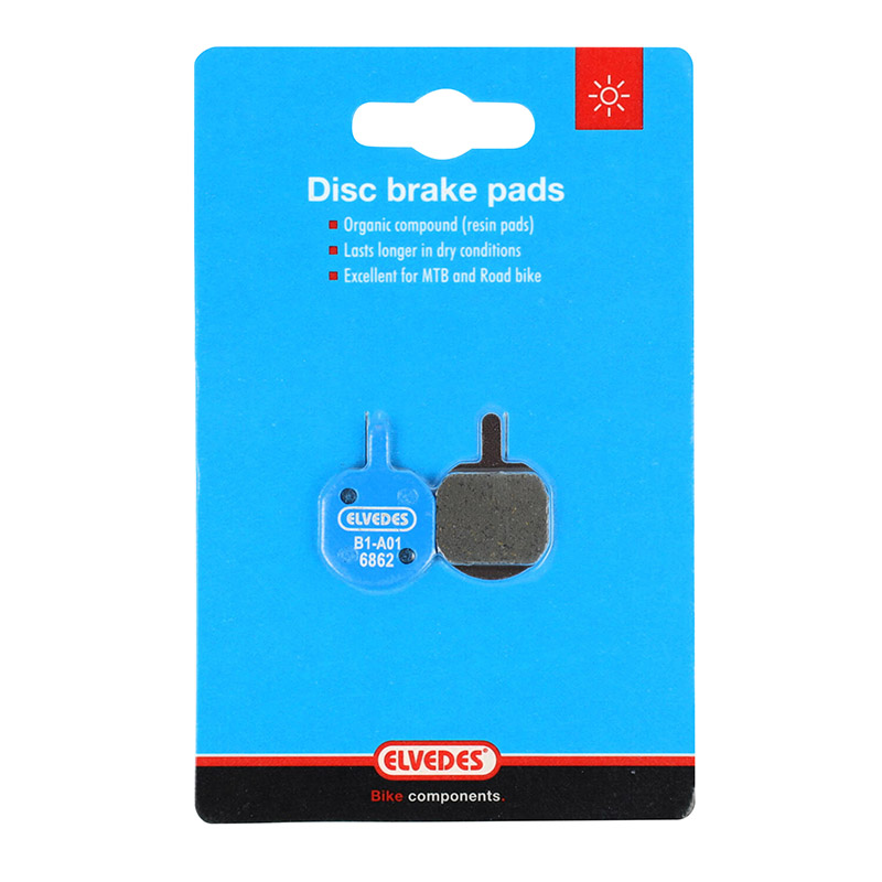 Plaquettes de frein VTT Elvedes Promax DSK810 organiques soft (paire) - vue 2