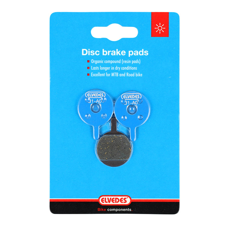 Plaquettes de frein VTT Elvedes Promax DSK-400, DSK-610, Xnine 25 mm (soft organic) - vue 2