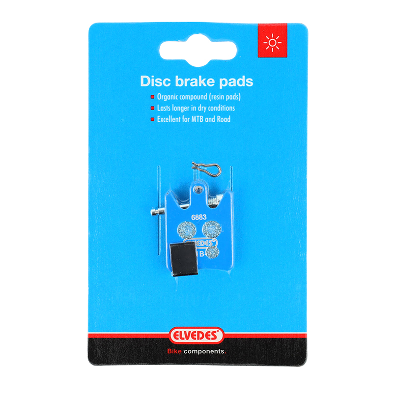 Plaquettes de frein VTT Elvedes Hope Moto V2 soft organic (paire) - vue 2