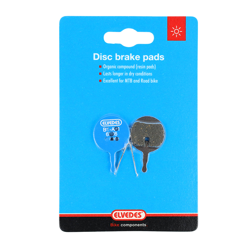 Plaquettes de frein VTT Elvedes Avid BB5 - BB3, Promax Decipher - DC710 - 720 - 913 - DSK-300(R) - 310 - 330R - 715 (soft organic) - vue 2