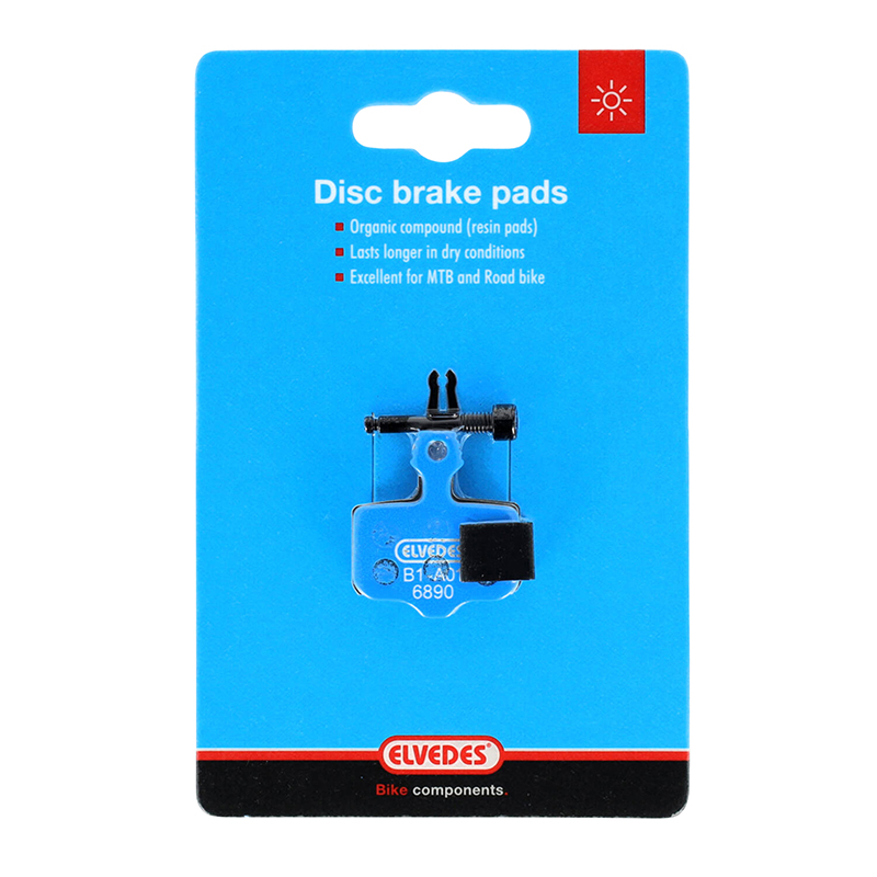 Plaquettes de frein VTT Elvedes Organic pour Avid Elixir 9-7-5 et SRAM XX-XO-DB - vue 2