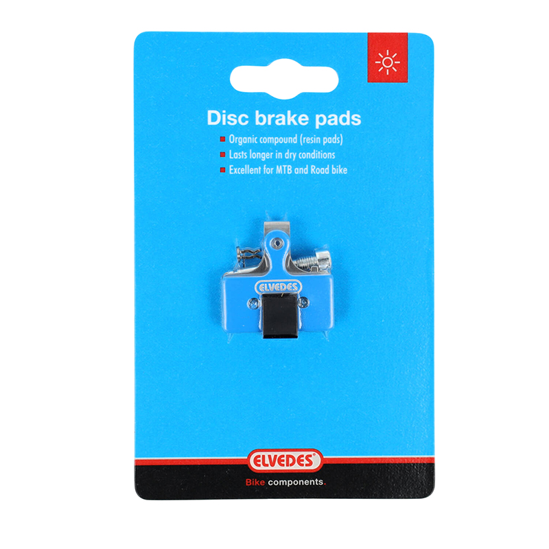 Plaquettes de frein VTT Elvedes soft organic Shimano XT M8000-M785 XTR M9000-M985 SLX M7000-M666-M675 paire - vue 2