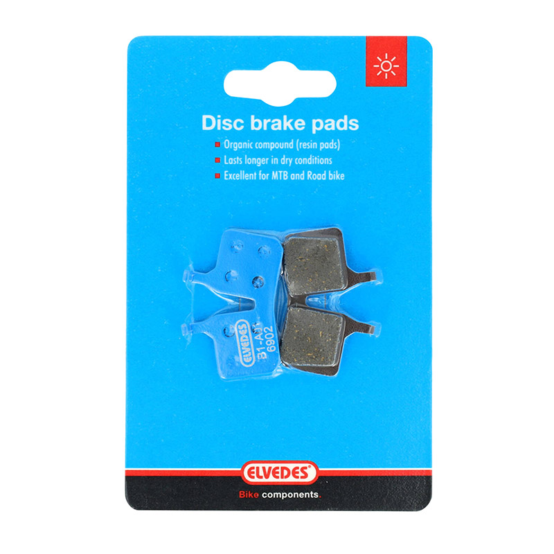 Plaquettes de frein VTT Magura MT5-MT7-MT9 Elvedes soft organic (paire) - vue 2