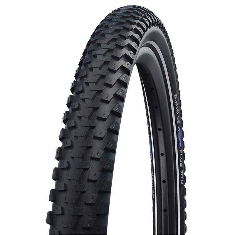 Pneu VTT VAE Schwalbe Marathon Plus 27,5 x 2,10 MTB crampons noir TR (54-584)