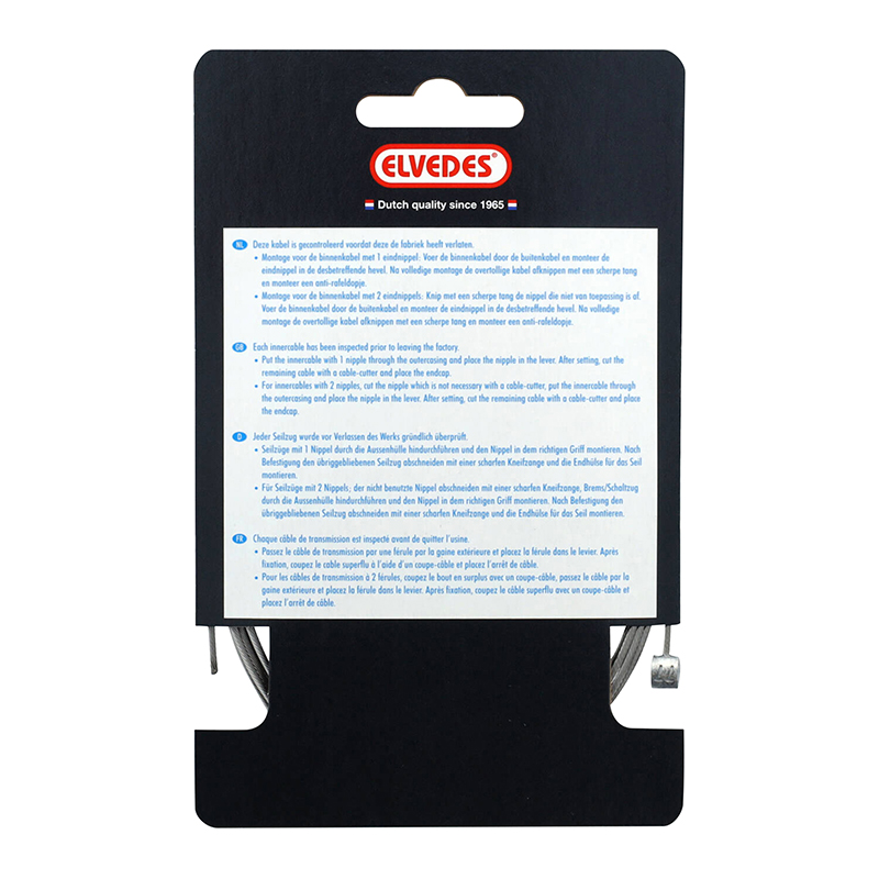 Câble de frein VTT Elvedes inox L2,25m - vue 2