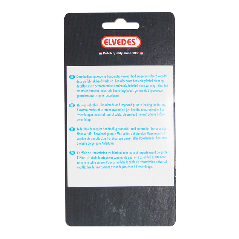 Gaine de frein Elvedes noir 4,9 mm L1,80 m avec 2 ferrules - vue 2
