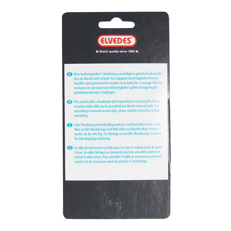 Kit câble et gaine de frein à tambour Elvedes câble inox gaine noir 1700 mm - 2350 mm - vue 3