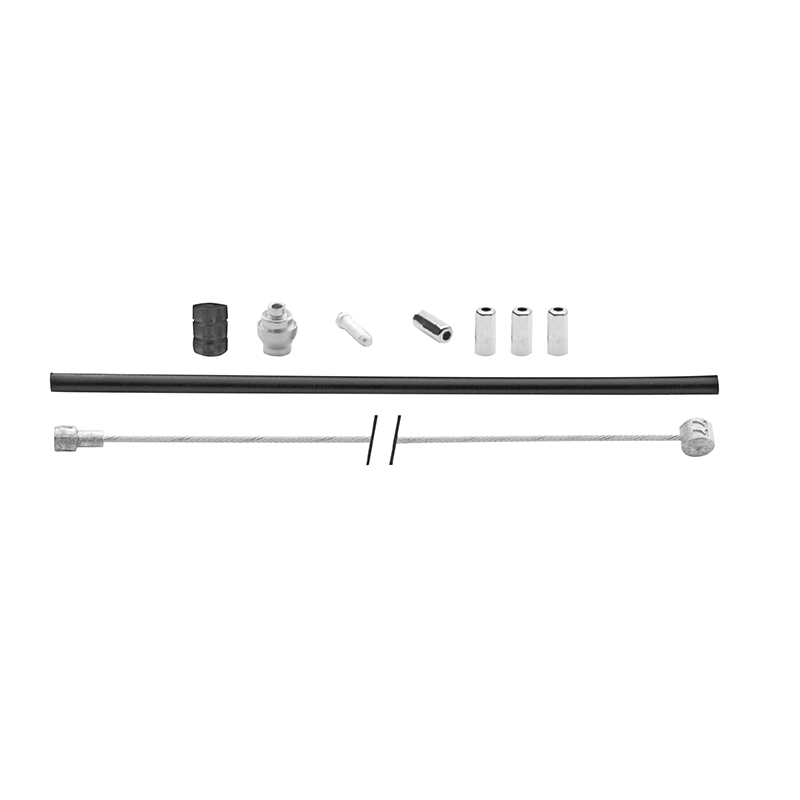 Kit câble et gaine de frein universel Elvedes câble inox gaine noir 1700 mm - 2350 mm - vue 2