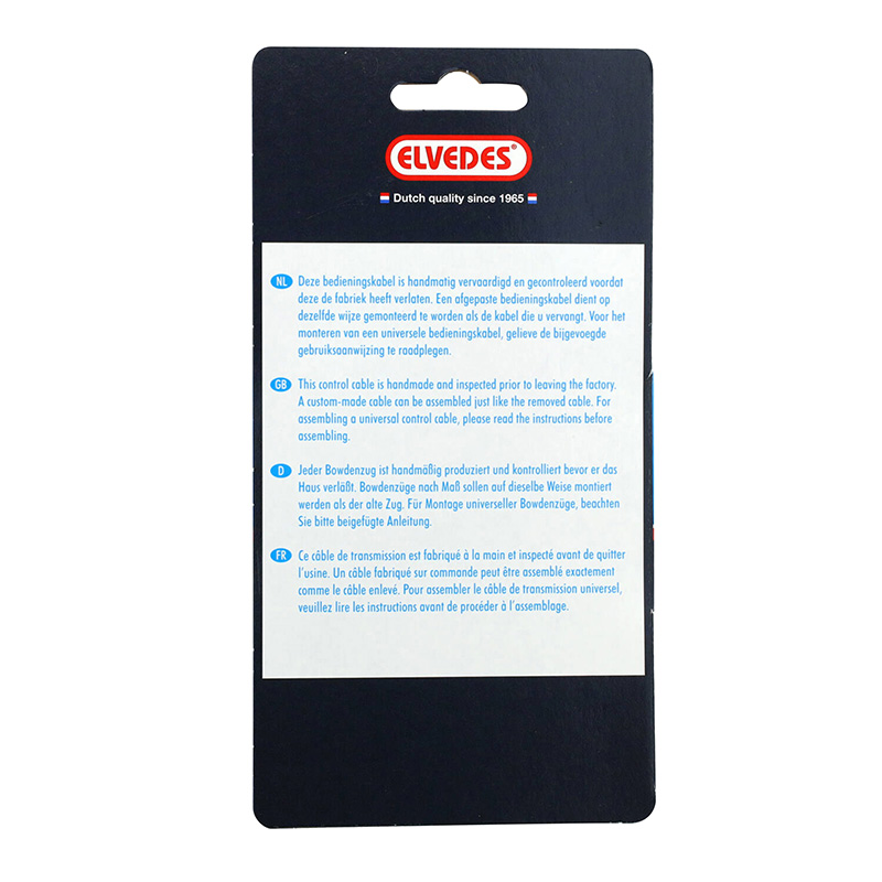Kit câble et gaine de frein universel Elvedes câble inox gaine noir 1700 mm - 2350 mm - vue 3