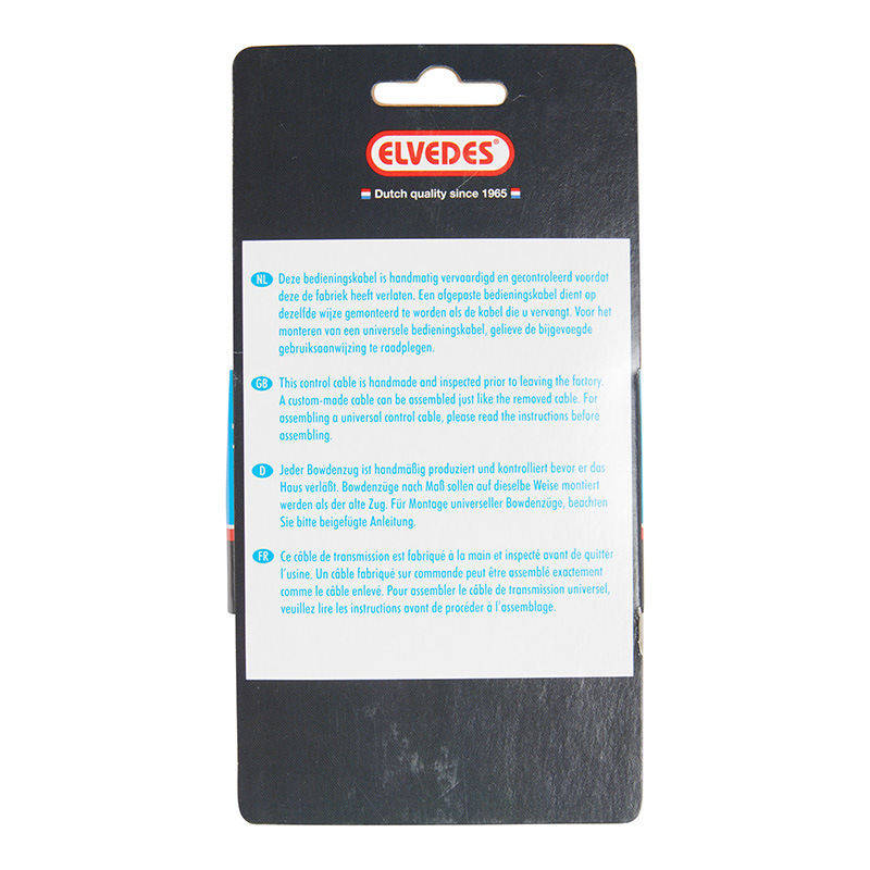 Transmission frein route Elvedes gaine noir 2,00 m-cable galva 1,8M (kit transmission 1CABLE-1 gaine) - vue 3