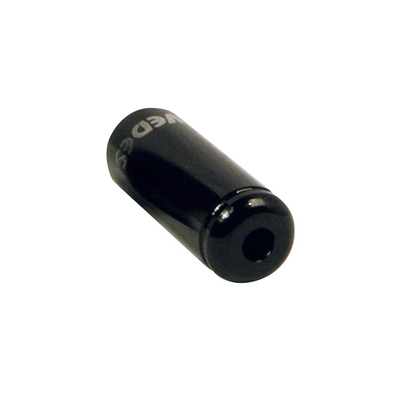 Embout de gaine de frein 5 mm alu noir étanche ELVEDES (lot de 10) - vue 2
