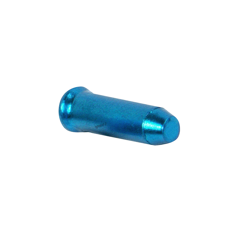 Embout de câble dérailleur-frein Elvedes 2,3 mm alu bleu (vendu par 10) - vue 2